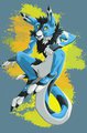 Roo and yellow by Lucaloo