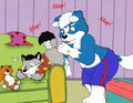 The boss and Loupy 1, 2 and 3 by Loupy