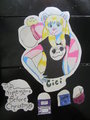 Dangle Type Badge by CottonCandyArt