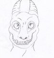 Ickus head shot by rascalraccoon