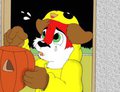 Bad and sad Halloween for Foxy (Gift art)