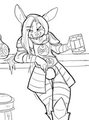 Alan having too much fun by XZeddX