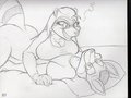 Shannon and Flash by BadgerBen
