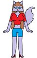 Perri the sexy periwinkle cat