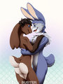 Bunny Hugs by Shiuk