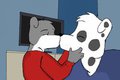tender moment by animaanthro