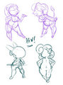 Poses - Getting back into practice sketchin' by Badgerkun
