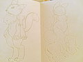 Renamon Sketching (practice) by raphmyman