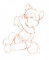 Foxy and his baby bottle by abdl86