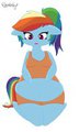 Fat Rainbow Dash by Verminshy