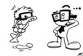 Dillon and Geeky - By Feathery