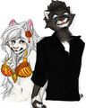Remy and Kira by l2edpanda