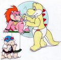 Blaze, Shade &amp; Show In Diapers BY Fred Vegerano
