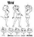 Taro - Three pose - Five expression - ILLUS1 by DtheCadeyra