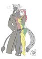 Halloween Remy and Toni by Rielity