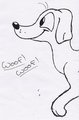 Woof. He's a dog.