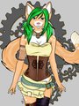 Steampunk kitty by Ridi