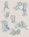 Random sketches by ThrenodyGrimblood