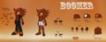 Kojiro "Boomer"'s Reference by BladedShard9