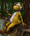 [old] yellow yoshi by Talazala