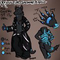 Kajowwojak Snedninrof Xigalia, The Circuit Wolf :  Ref Sheet by kajowwojak