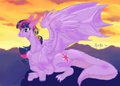 Commish: Twilight Sparkle Saphira Like