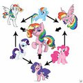Rarity - Pinkie - Dash Mix Up