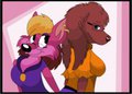 Babette and arinel (fan art)  by arineu