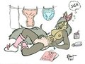 Diaper Wolfie in Heaven