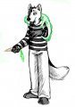 JD and me hanging out Colored ;3  by Daymien