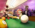 The pool shark strikes again...