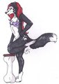 Bow Kiki Pinup by CanidSpiritArts