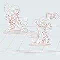 VG themed commissions by Nemo - Kain and Kendall in Generic-Side-Scroller