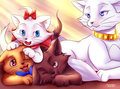 The Aristocats (Version II) by vermeilbird
