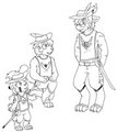 The 3 Cub-ateers by SakuraStudios
