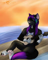 Sunset Melody by BowieTheWolf