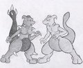 TBFM Commission Series 33/45 - Shakara and Ares