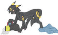 Ash Umbreon Transformation by EugeniyBurnt
