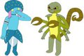 2 unnamed characters by gaki