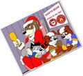 On Santa's lap