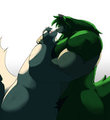 Just a kiss by Saintdraconis