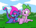 PinkiePie found a  new friend for Spike!