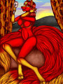 Sunrise Preening - Commission