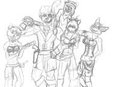 Pirate Crew W.I.P. by lukwdoddsmicro