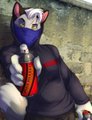 SlideWolf Sprayart by Tygurstar