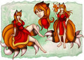 $25 Colour Sketch Page - Wolfpack67 by SugarCat
