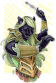 Jadeflame - Bust by HorseFeather
