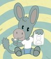 A Donkey has drawn a thing