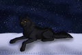 It's snowing lololol by ObsidianWolfess