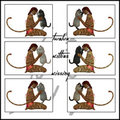 12 kitties kissing by AngelFyre